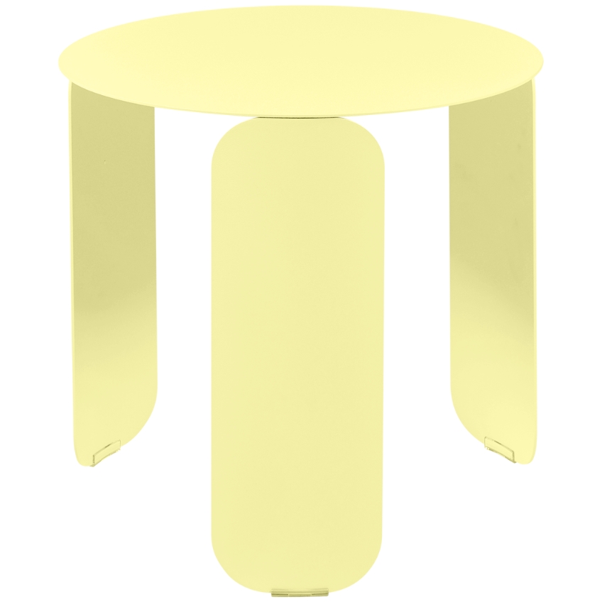 Citronově žlutý kovový zahradní odkládací stolek Fermob Bebop 45 cm Fermob