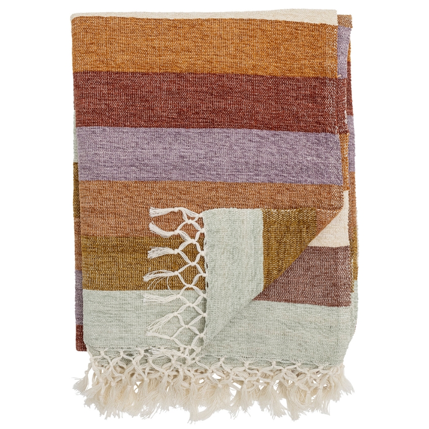 Barevný pléd Bloomingville Lucilla 150 x 125 cm Bloomingville