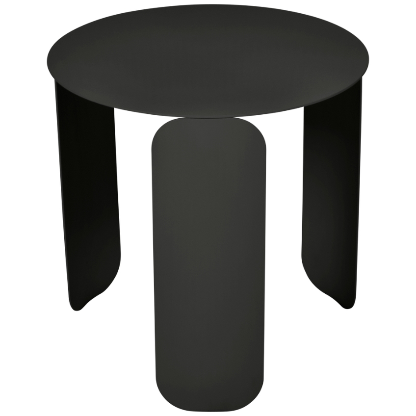 Černý kovový zahradní odkládací stolek Fermob Bebop 45 cm Fermob
