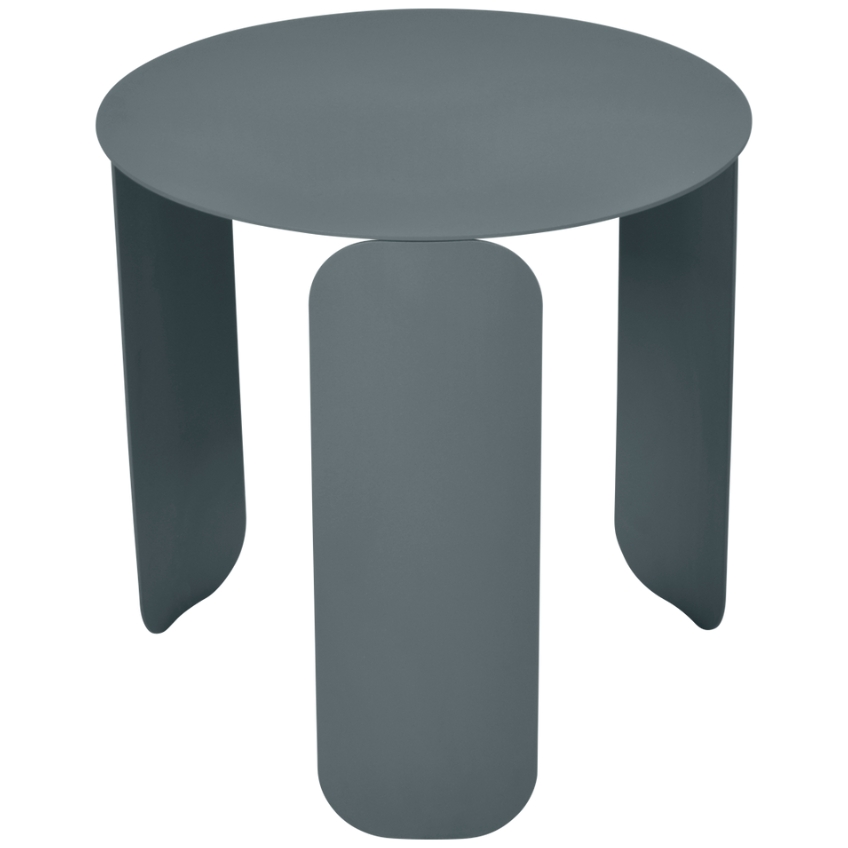 Šedý kovový zahradní odkládací stolek Fermob Bebop 45 cm Fermob