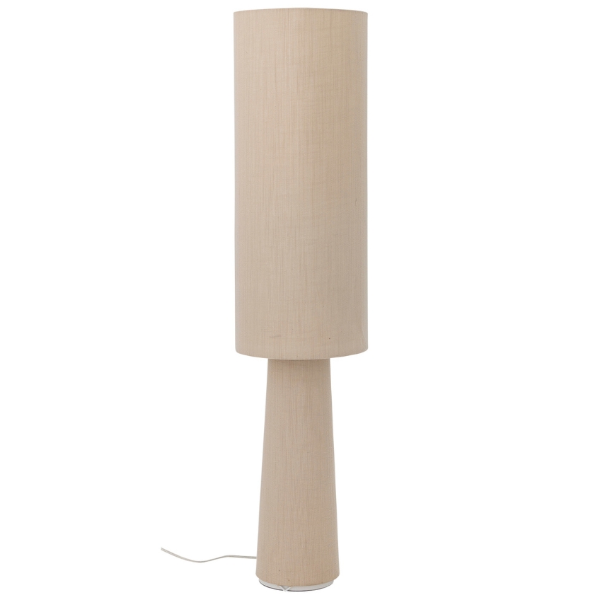 Béžová lněná stojací lampa Bloomingville Emmie 120 cm Bloomingville