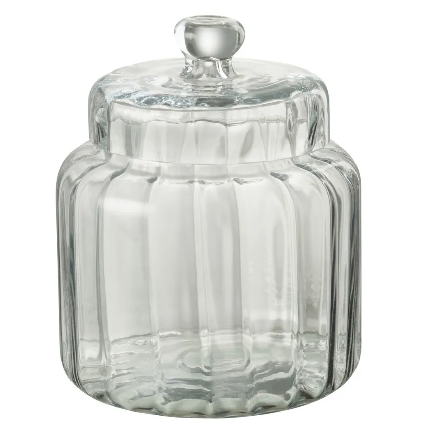 Skleněná dóza J-line Eliano 3,3 l