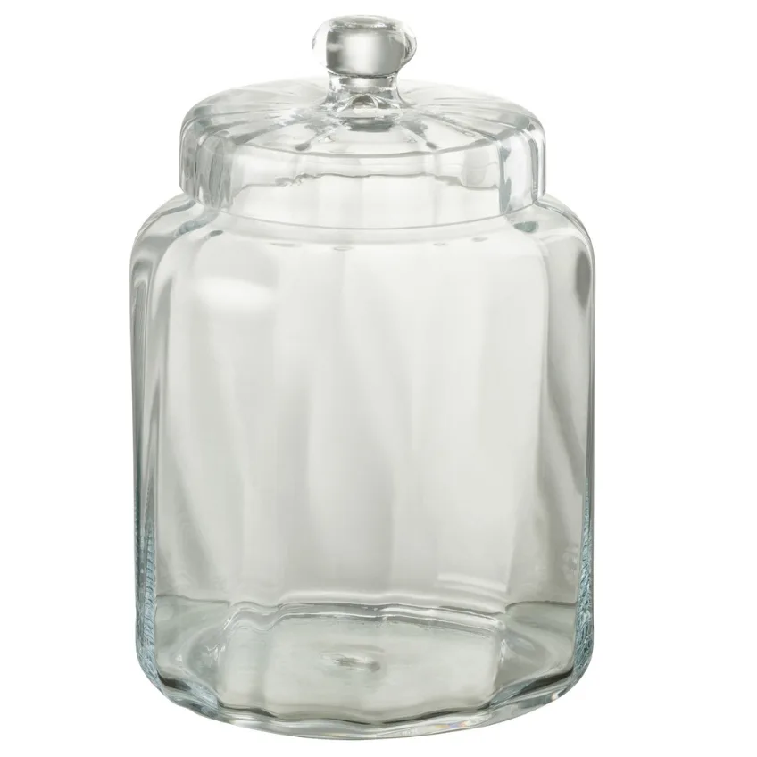Skleněná dóza J-line Eliano 4,6 l