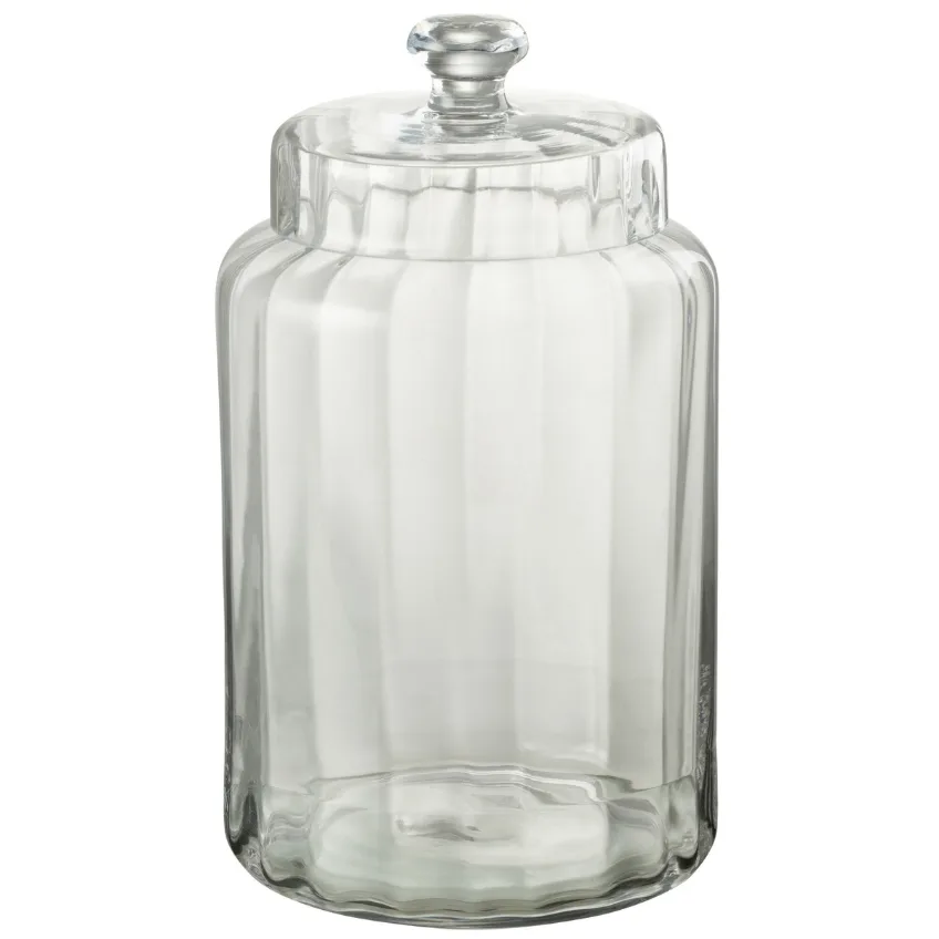 Skleněná dóza J-line Eliano 5,6 l
