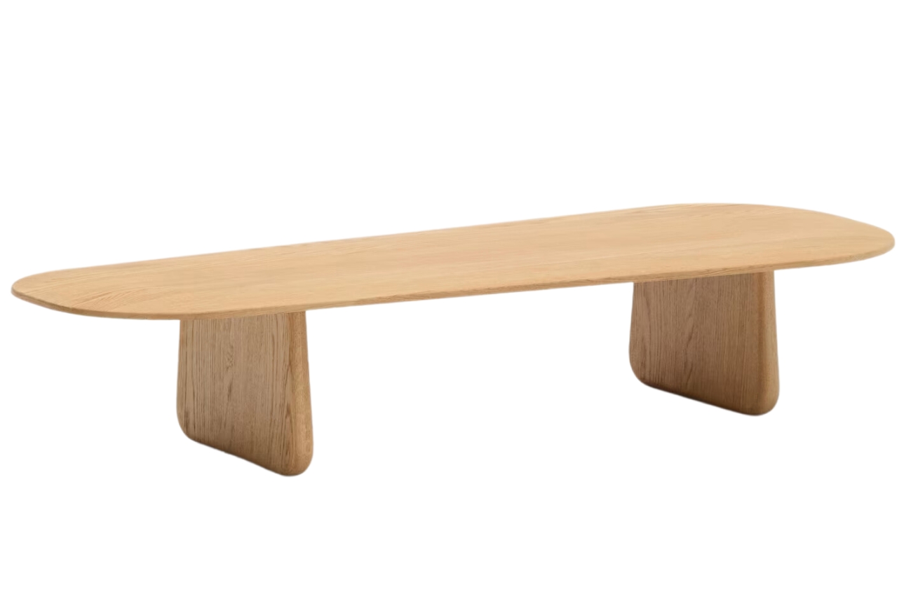 Dubový konferenční stolek Kave Home Pirita 147 x 65 cm Kave Home