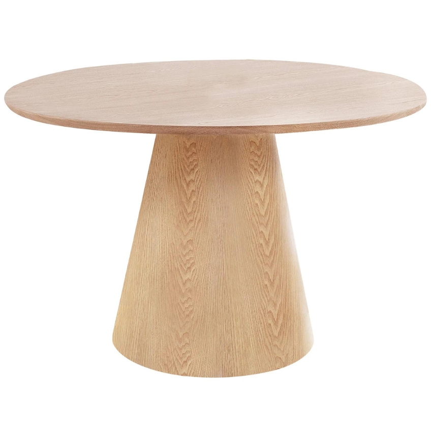 Nordic Living Dřevěný kulatý jídelní stůl Boltans 120 cm Nordic Living