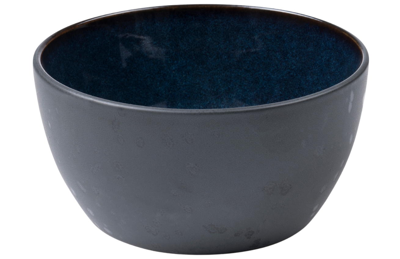 BITZ Tmavě modrá kameninová miska Lunara 14 cm BITZ