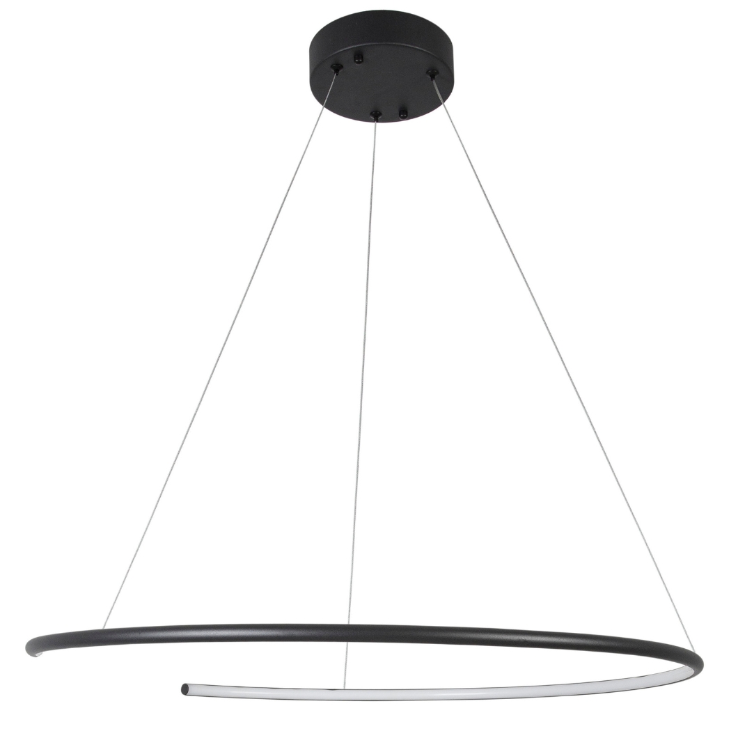 Černé závěsné LED světlo Nova Luce Breda 70 cm Nova Luce
