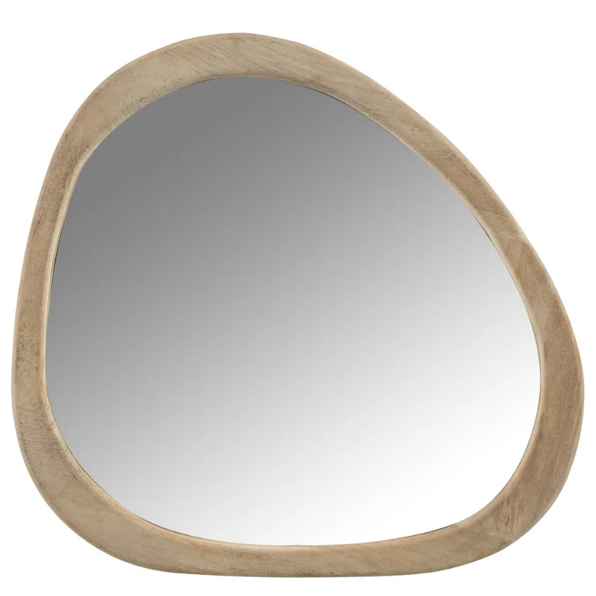 Dřevěné nástěnné zrcadlo J-line Irea
