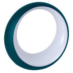 Modr&aacute; nab&iacute;jec&iacute; stoln&iacute; LED lampa Fermob Hoopik 24 cm Fermob