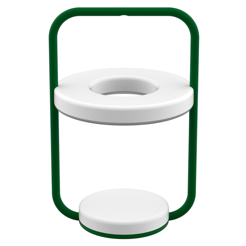 Tmavě zelená nabíjecí stolní LED lampa Fermob Ulli 30 cm Fermob