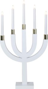 B&iacute;l&aacute; v&aacute;nočn&iacute; světeln&aacute; dekorace Elias &ndash; Star Trading Star Trading