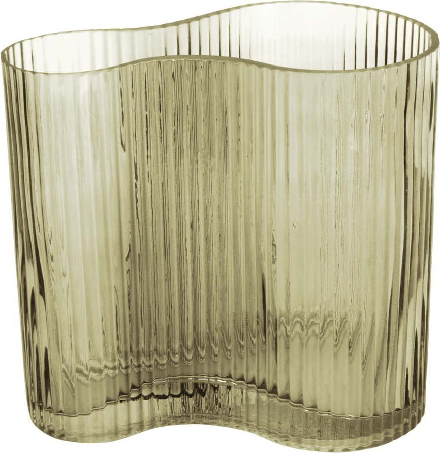 Zelená skleněná váza PT LIVING Wave