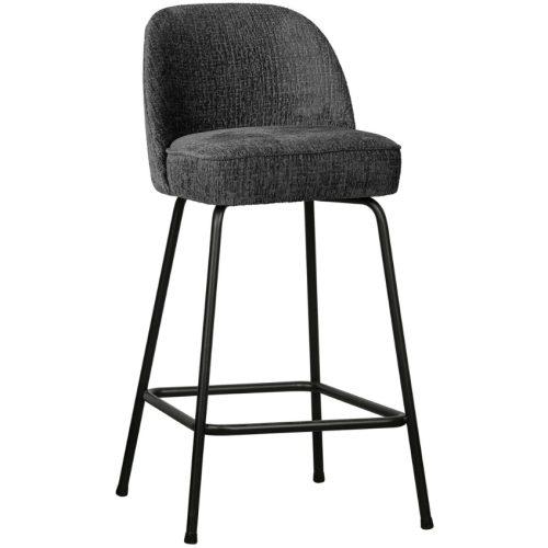 WOOOD Šedá sametová barová židle Tergi 64 cm WOOOD