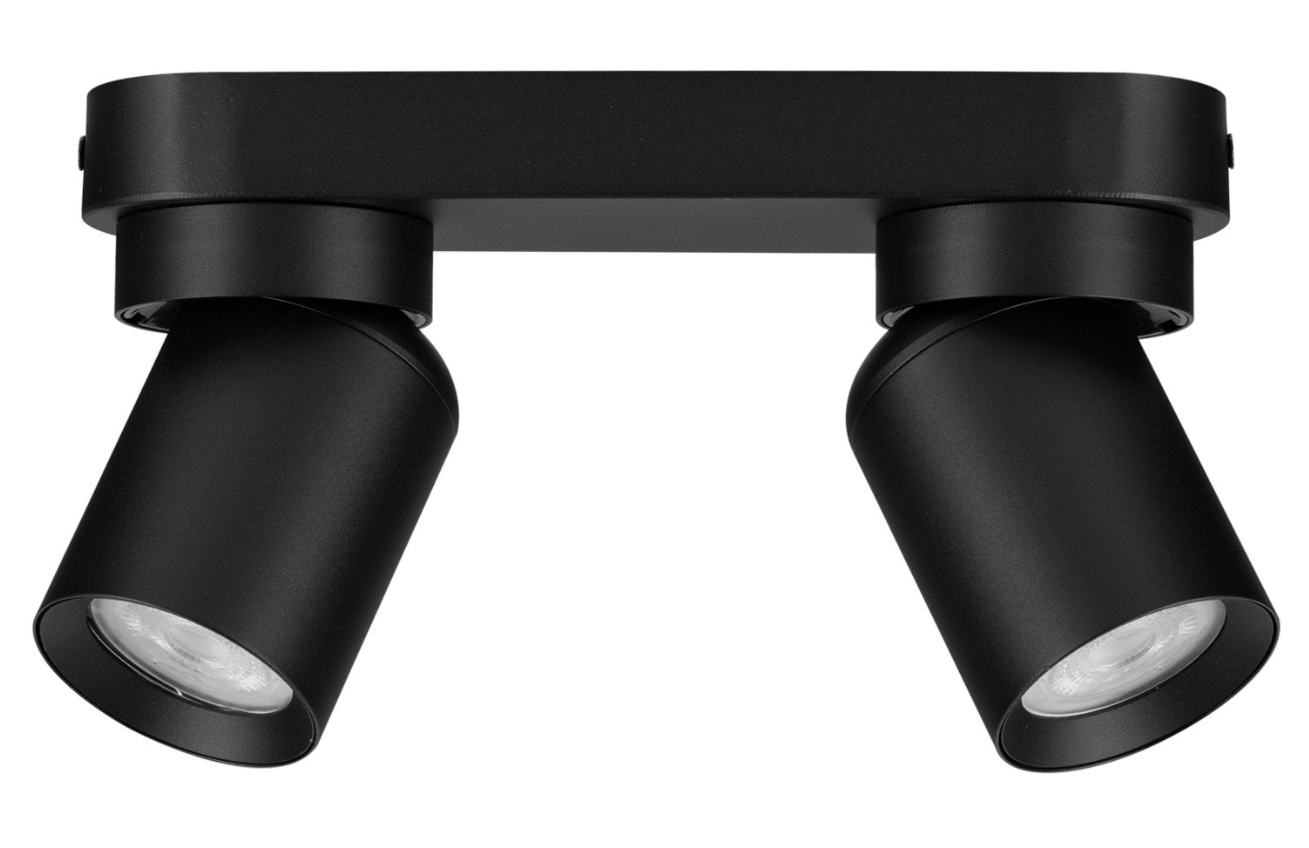Černé kovové bodové světlo Nova Luce Amecy 22 cm Nova Luce