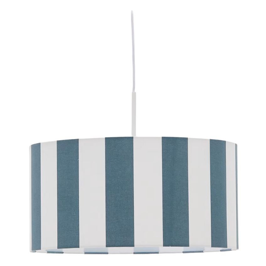 Modré pruhované stínidlo Kave Home Ciral 40 cm Kave Home