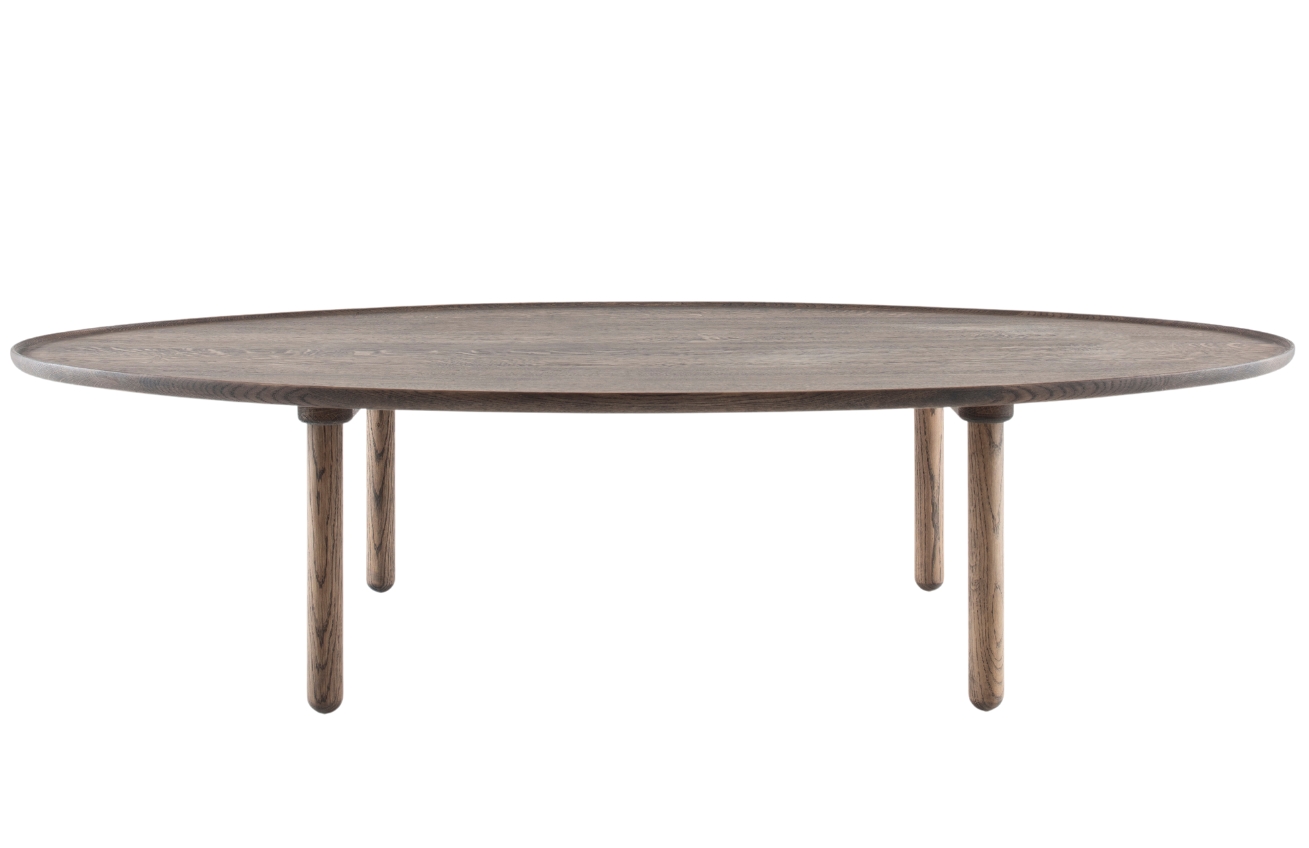 Gazzda Tmavý dubový konferenční stolek Mu 150 x 80 cm Gazzda