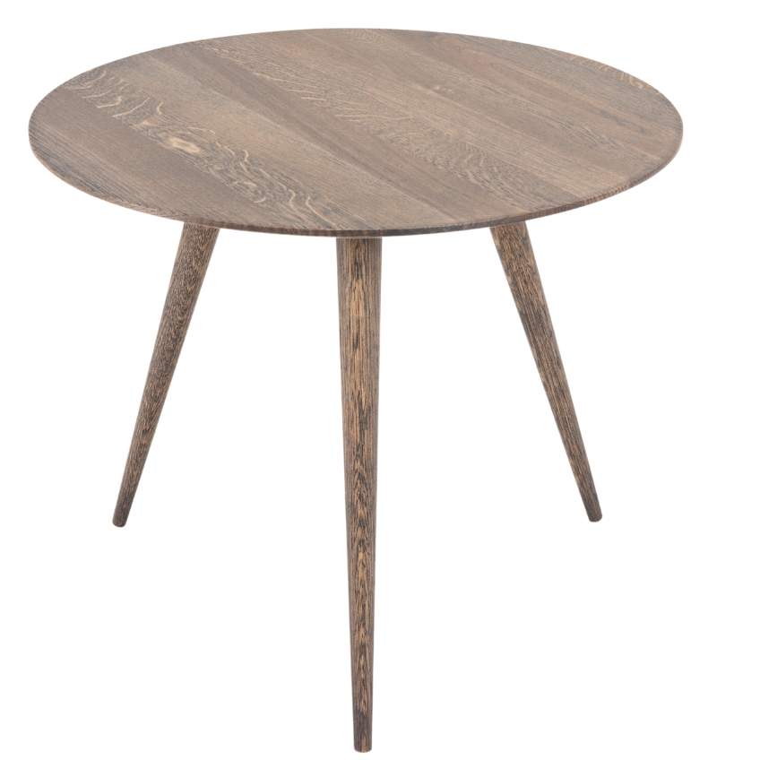 Gazzda Tmavý dubový odkládací stolek Arp 55 cm Gazzda