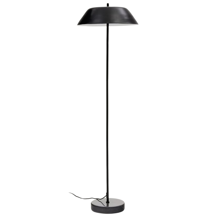 Černá kovová stojací lampa Kave Home Sayra 159 cm Kave Home
