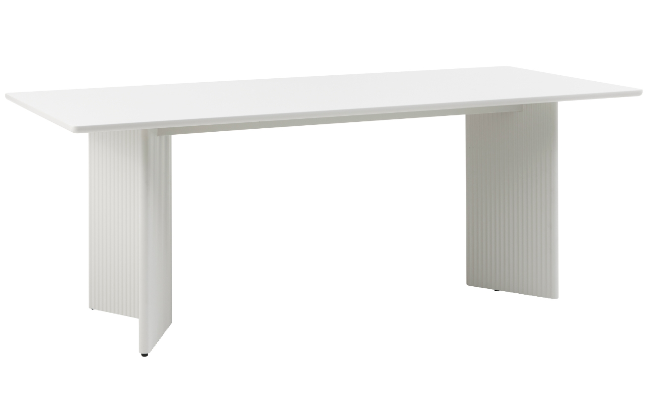 Šedý lakovaný jídelní stůl Unique Furniture Palma 200 x 90 cm Unique Furniture