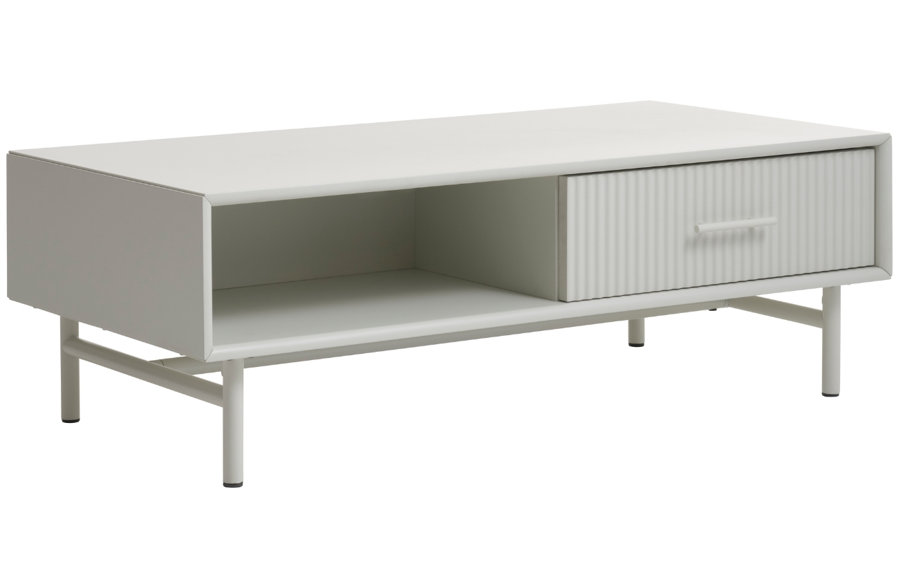 Šedý lakovaný konferenční stolek Unique Furniture Palma 120 x 60 cm Unique Furniture