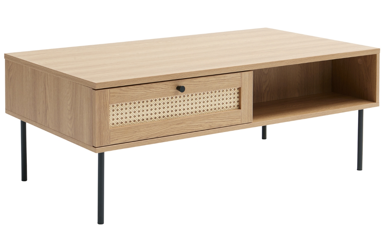 Konferenční stolek Unique Furniture Pensacola 110 x 60 cm s dubovým dekorem Unique Furniture
