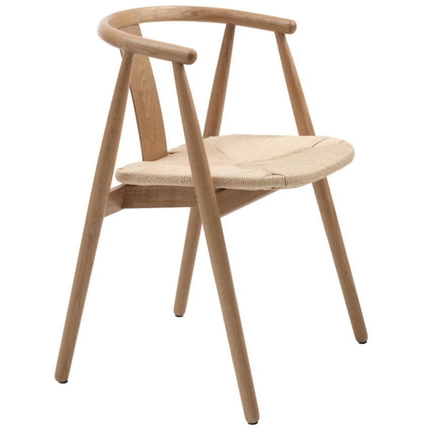 Dubová jídelní židle Unique Furniture Relate s výpletem Unique Furniture