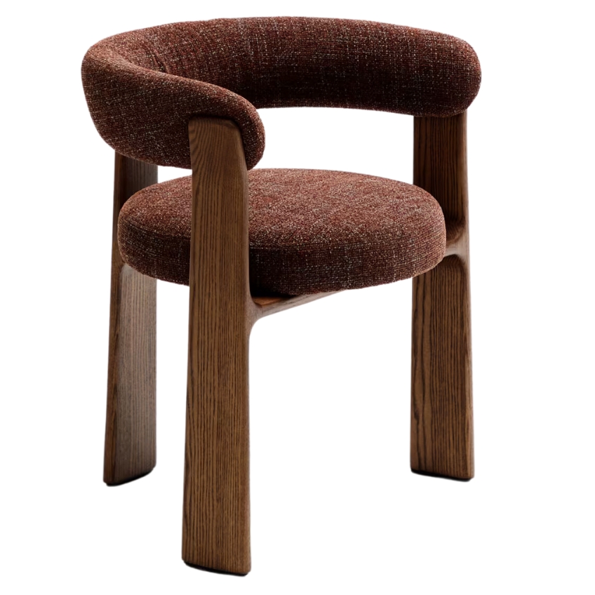Hnědá ořechová jídelní židle Kave Home Granite II. Kave Home