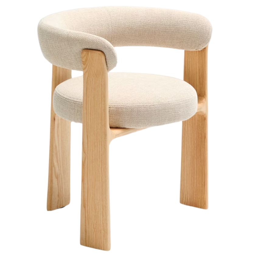 Béžová dřevěná jídelní židle Kave Home Granite II. Kave Home