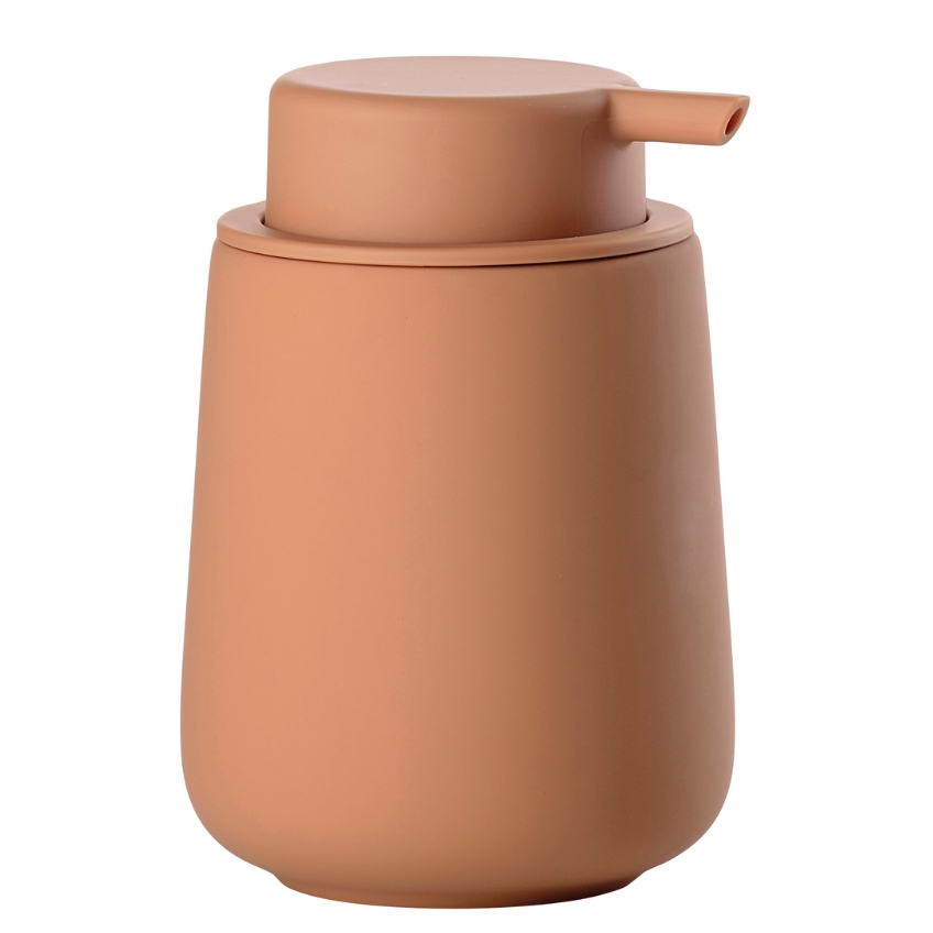 Zone Denmark Oranžový kameninový dávkovač na mýdlo Nova One Zone Denmark