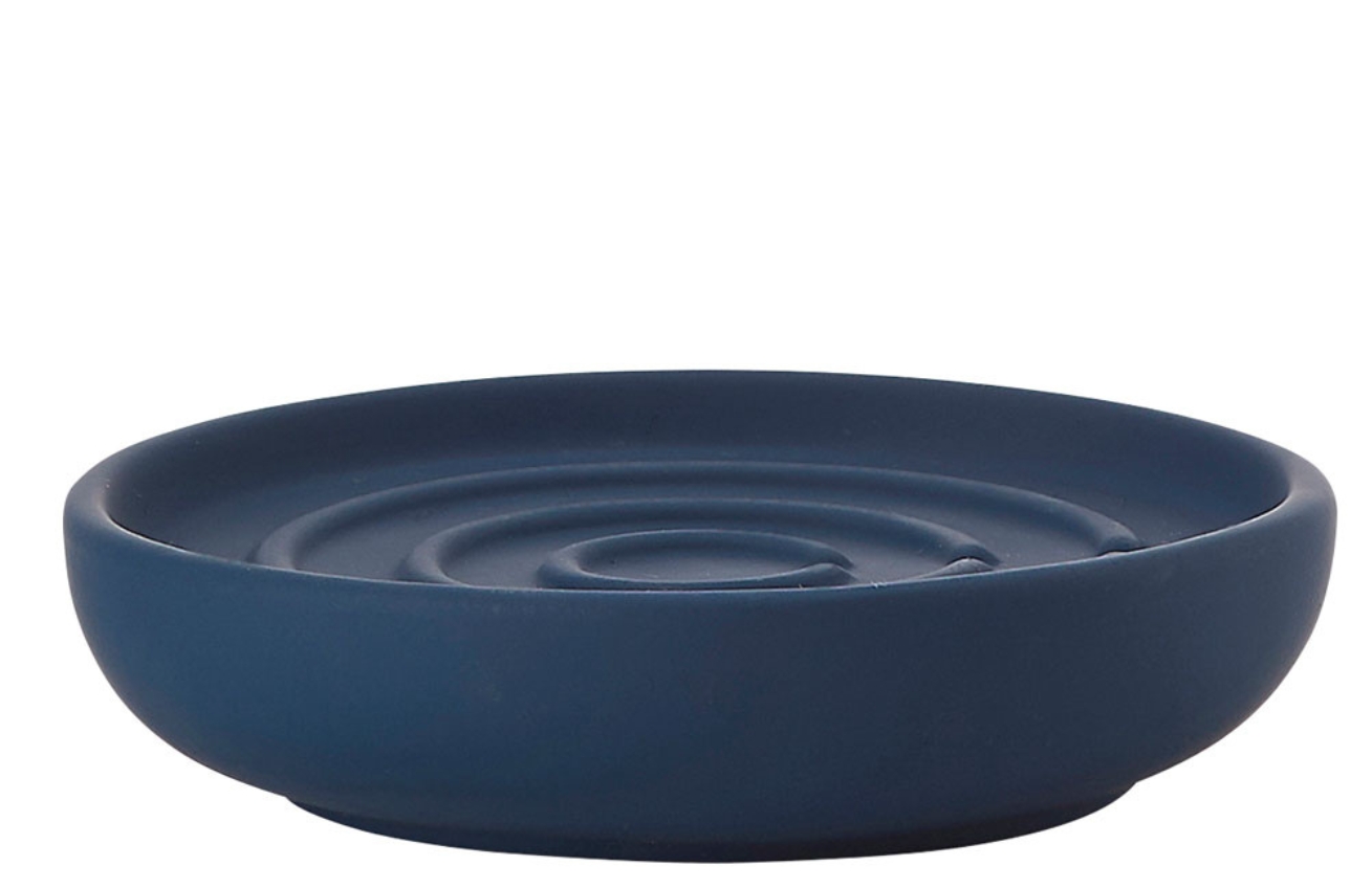 Zone Denmark Tmavě modrá porcelánová miska na mýdlo Nova One Zone Denmark