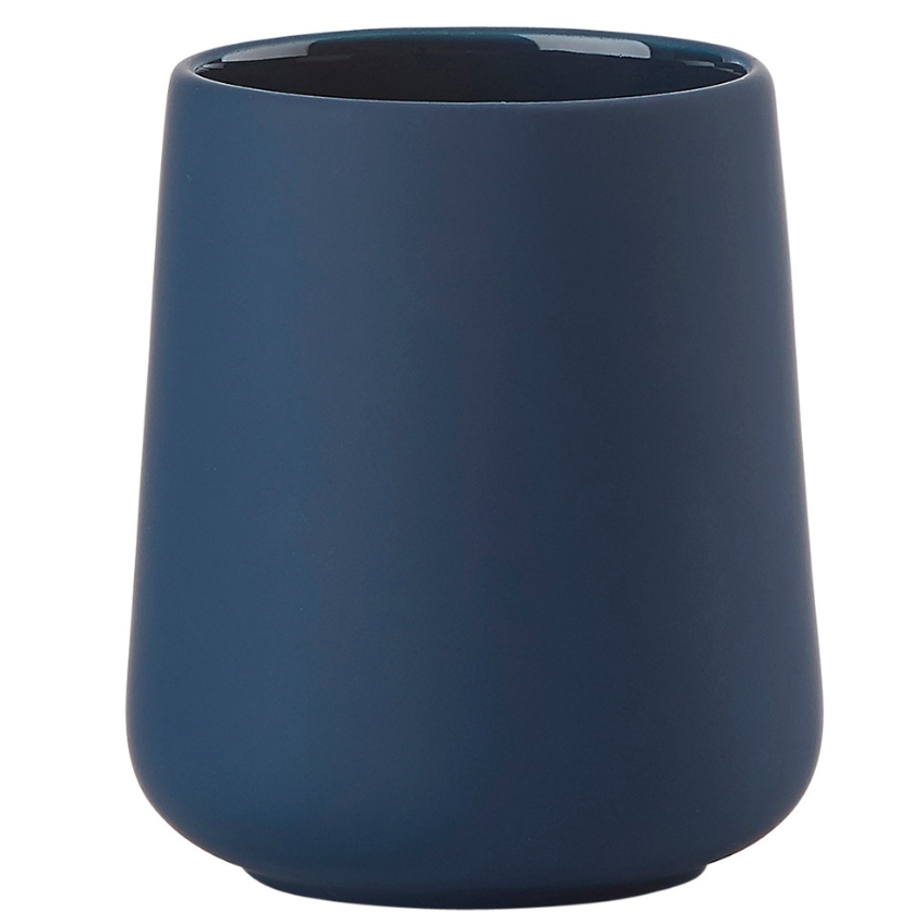 Zone Denmark Tmavě modrý kameninový stojan na zubní kartáčky Nova One Zone Denmark