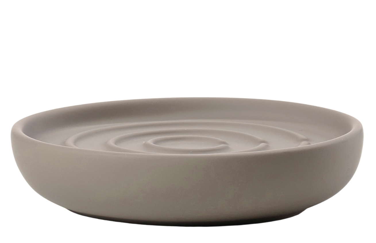 Zone Denmark Šedobéžová porcelánová miska na mýdlo Nova One Zone Denmark