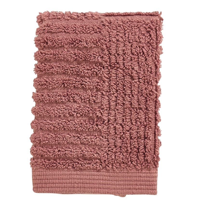 Zone Denmark Růžový bavlněný ručník Classic 30 x 30 cm Zone Denmark
