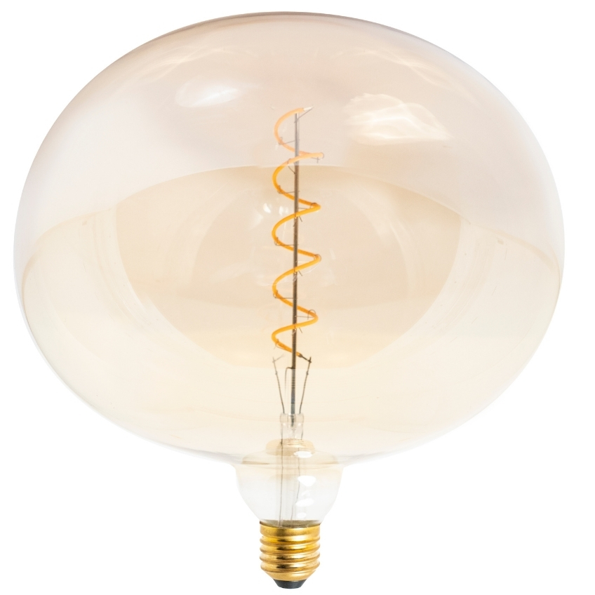 By-Boo Jantarově hnědá dekorativní žárovka Edison E27 By-Boo