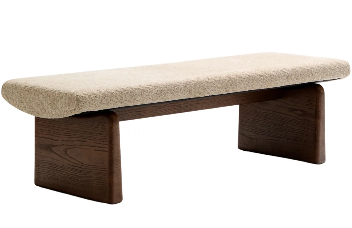 Kave Home Ořechová lavice Topaz 150 cm