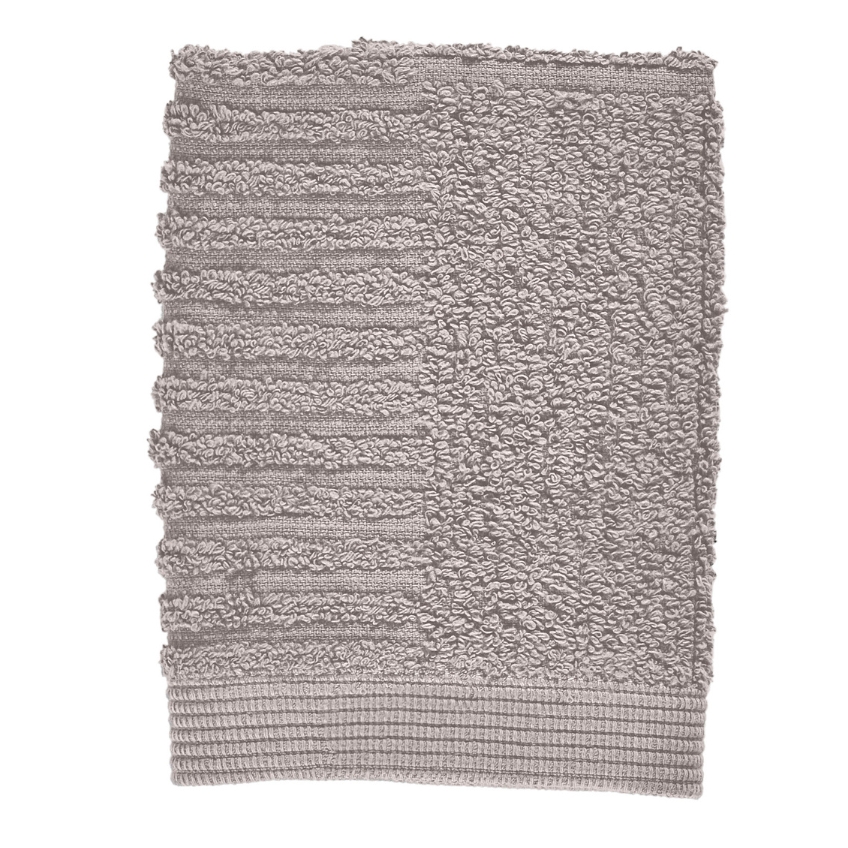 Zone Denmark Šedý bavlněný ručník Classic 30 x 30 cm Zone Denmark