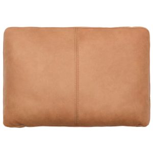 Hněd&yacute; kožen&yacute; pol&scaron;t&aacute;ř Kave Home Blok 40 x 60 cm Kave Home