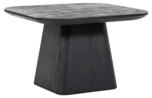 Eleonora Čern&yacute; dřevěn&yacute; odkl&aacute;dac&iacute; stolek Aron 60 x 60 cm Eleonora