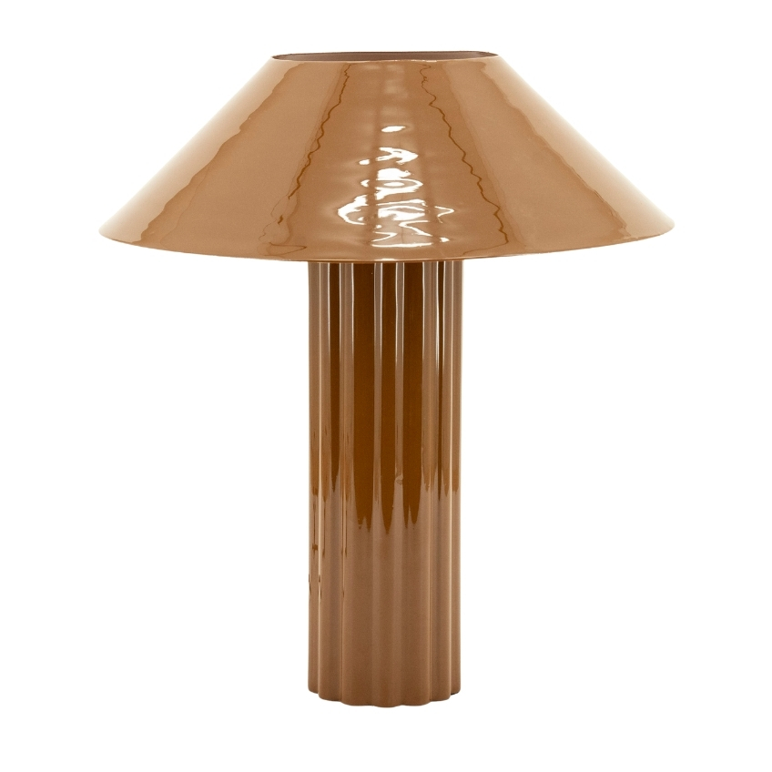 By-Boo Hnědá kovová stolní lampa Pallas By-Boo