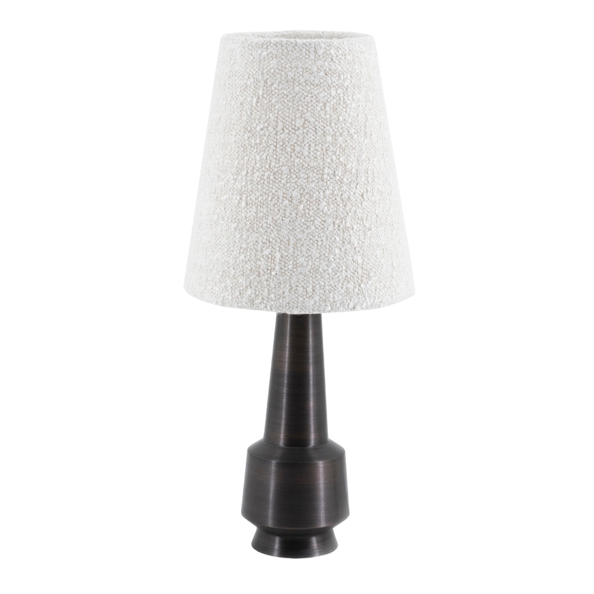 By-Boo Černo-béžová kovová stolní lampa Dawn By-Boo