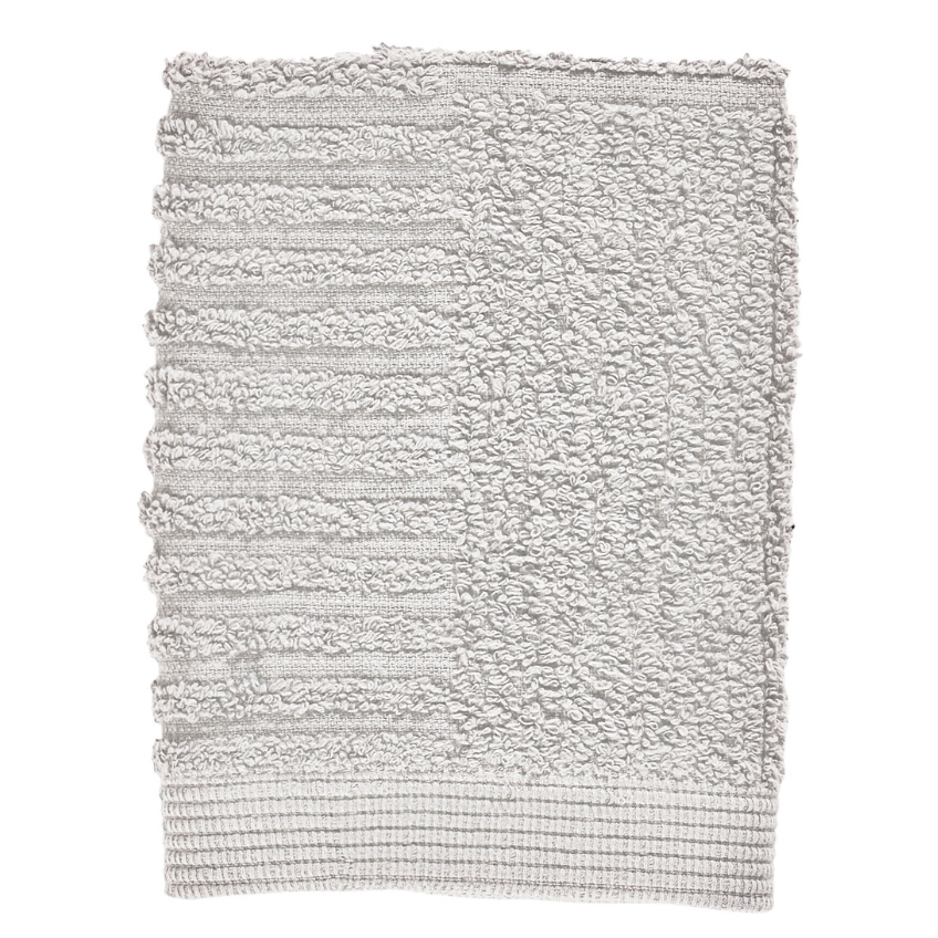 Zone Denmark Světle šedý bavlněný ručník Classic 30 x 30 cm Zone Denmark