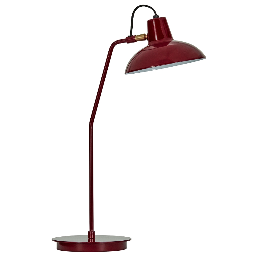 House Doctor Červená kovová stolní lampa Desk House Doctor