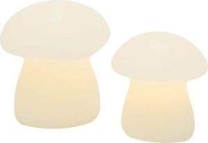 B&iacute;l&aacute; v&aacute;nočn&iacute; světeln&aacute; dekorace 2 ks &oslash; 9 cm Elvina &ndash; Sirius Sirius