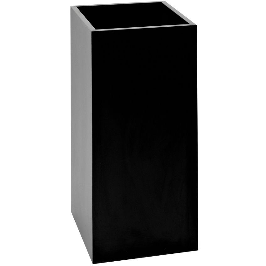 Nordic Design Černý květináč Almus II. 35 x 35 cm Nordic Design