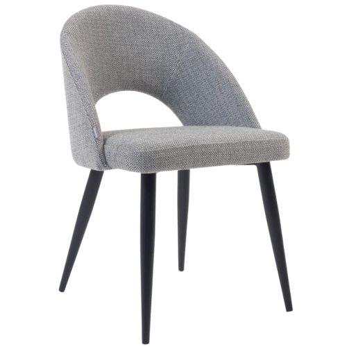 Světle šedá čalouněná jídelní židle Kave Home Mael Kave Home