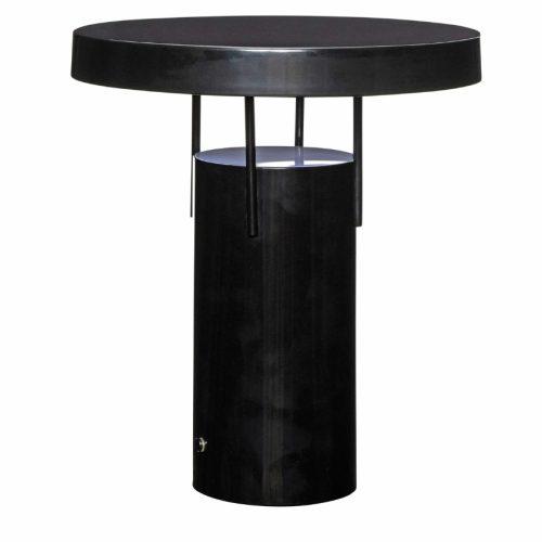 Černá kovová nabíjecí stolní LED lampa Hübsch BringMe 28 cm Hübsch