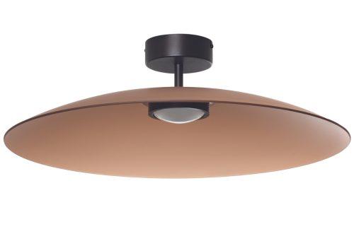 Hnědé skleněné stropní LED světlo Nova Luce Polifemo 60 cm Nova Luce