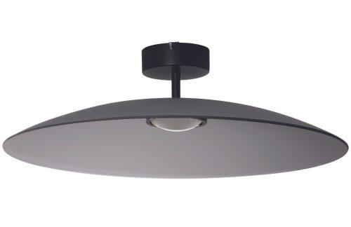 Kouřově šedé skleněné stropní LED světlo Nova Luce Polifemo 60 cm Nova Luce