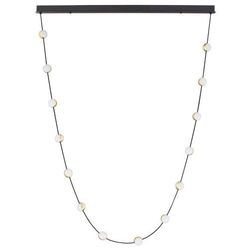 Kovové závěsné LED světlo Nova Luce Alcinoe II. 127 cm Nova Luce